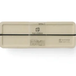 Ask av återvunnet papper, MIDORI PULP PEN STORAGE, vit