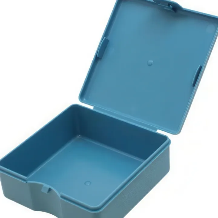 Ask, Fyrkantig, PENCO STORAGE CONTAINER, 11 x 11 x H 4 cm, Ljusblå