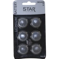 Batteri CR2450, 6-pack