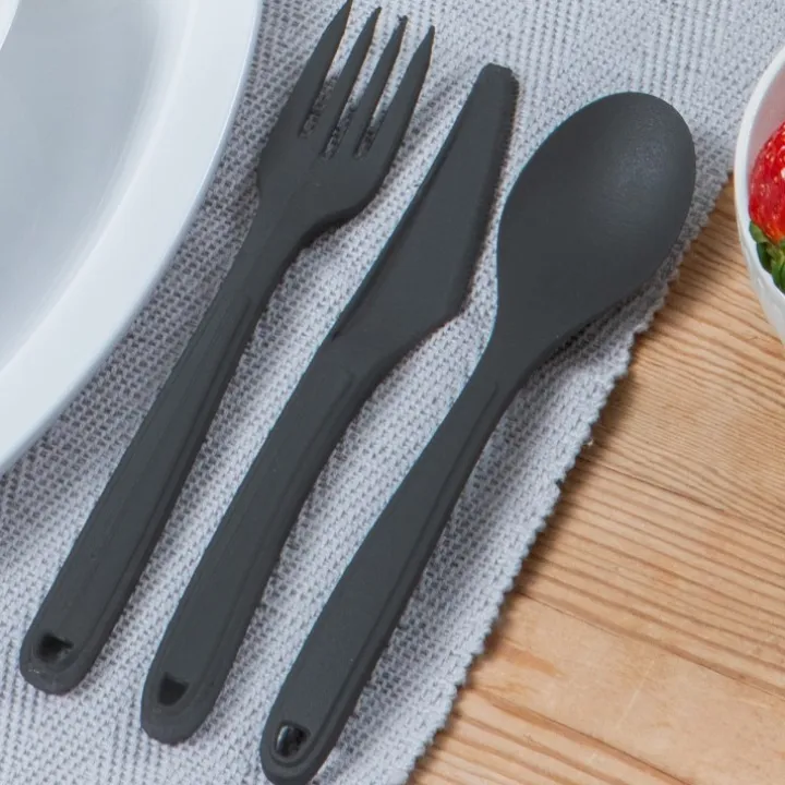 Bestick i ECO-plast, 4-pack