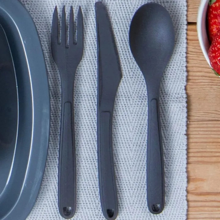 Bestick i ECO-plast, 4-pack