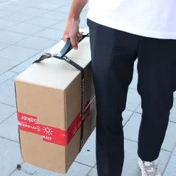 Bärhandtag med spännband