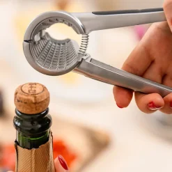 Champagneöppnare med bra grepp