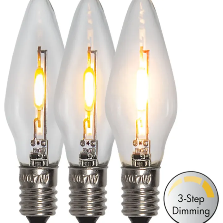 Dimbara led-ljus till ljusstake 5-pack