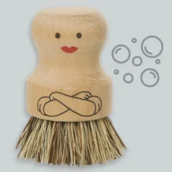 Diskborste i trä, Fru Scrubber, Kikkerland