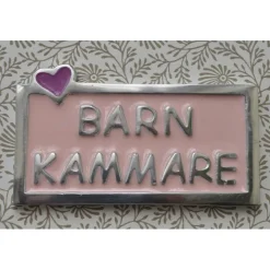 Dörrskylt, barnkammare