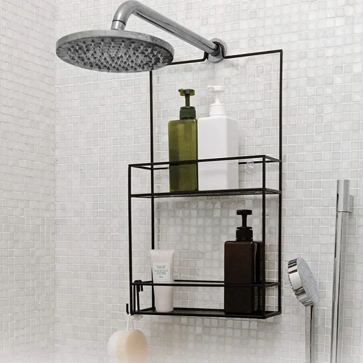 Duschkorg i metall med smart fäste, Umbra