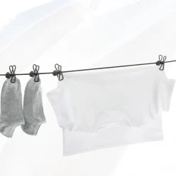 Elastisk klädlina med klämmor