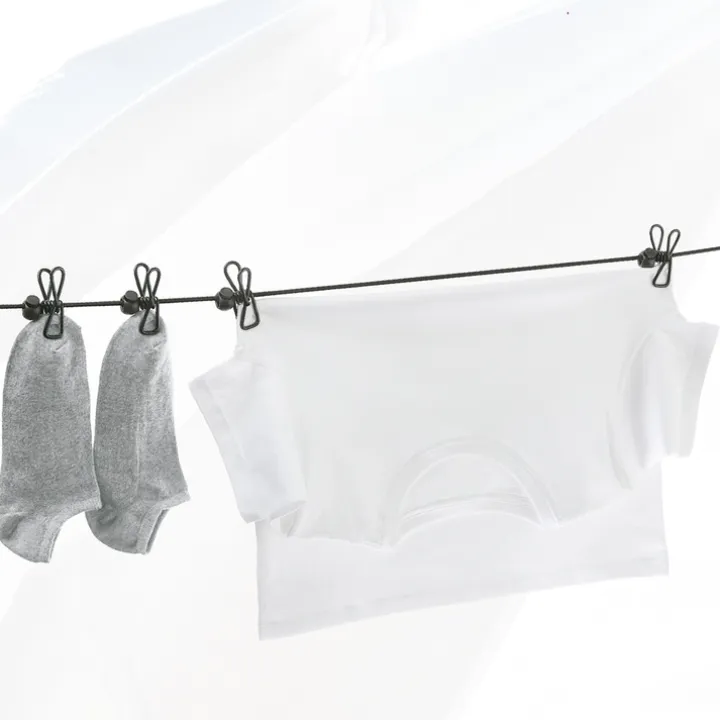 Elastisk klädlina med klämmor