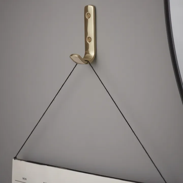 Enkel skolkrok i mässing, 8cm
