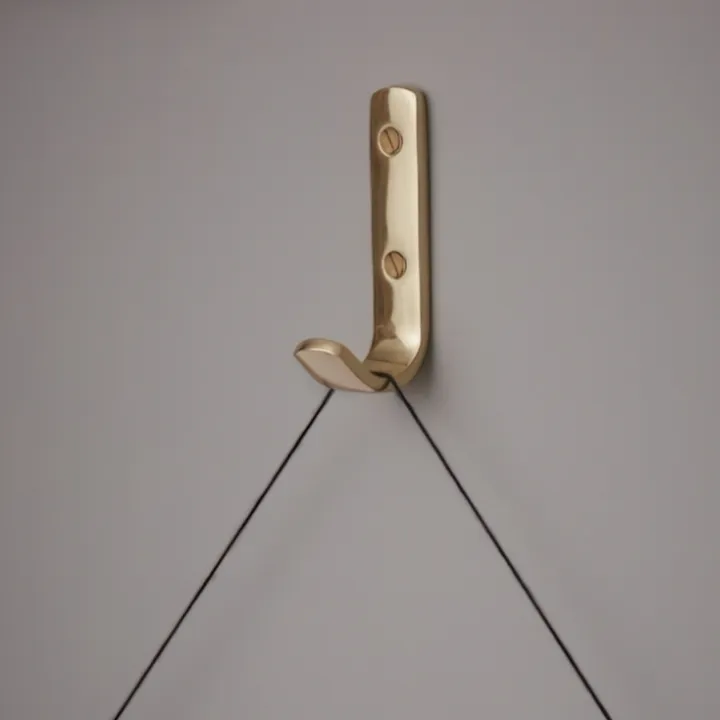 Enkel skolkrok i mässing, 8cm