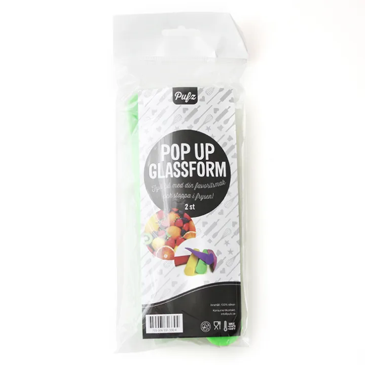Form för popup-glass