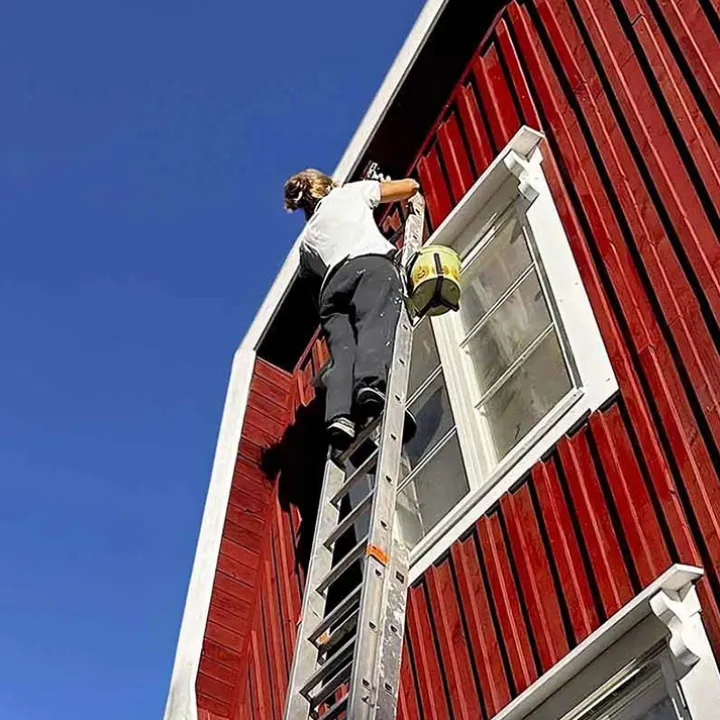 Färgburkshållare för stege