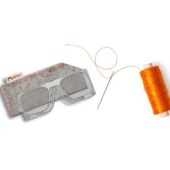 Förstoringsglasögon med filtfodral