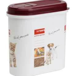 Förvaringsburk för hund- och kattmat 2,2L