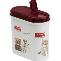 Förvaringsburk för hund- och kattmat 2,2L