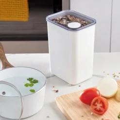 Förvaringsburk med fliplock 4,3L, iDesign
