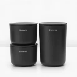 Förvaringsburk med lock 3-pack, Brabantia