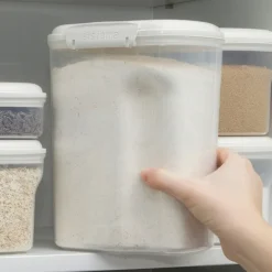 Förvaringsburk med smart grepp och skopa 3,35L, Sistema