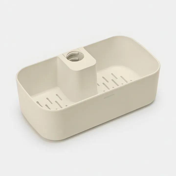 Förvaringskorg till duschstång, Brabantia, Beige