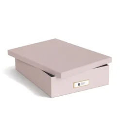 Förvaringslåda A4, Oskar Restore, Bigso, Rosa