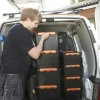 Förvaringslåda med lock 31L, SmartStore Pro, Svart/orange