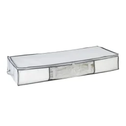 Förvaringslåda med vakuumpåse, 105x45x15cm, Vit
