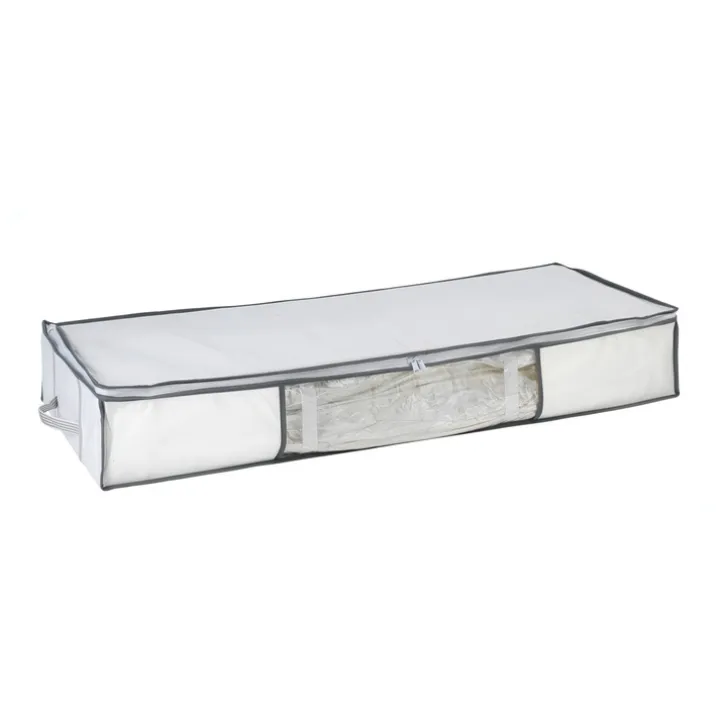 Förvaringslåda med vakuumpåse, 105x45x15cm, Vit