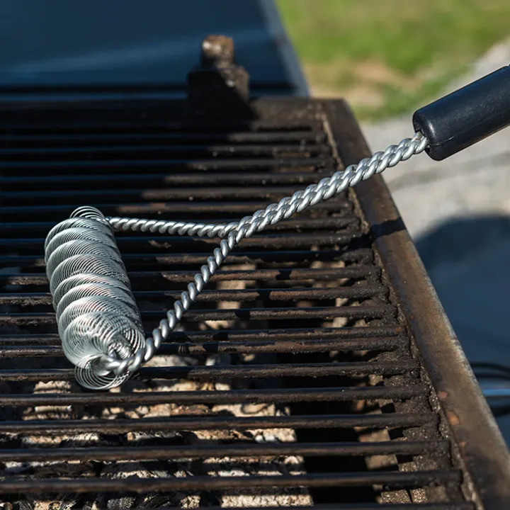 Grillborste i rostfritt stål