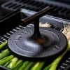 Hamburgerpress i gjutjärn, Lursta