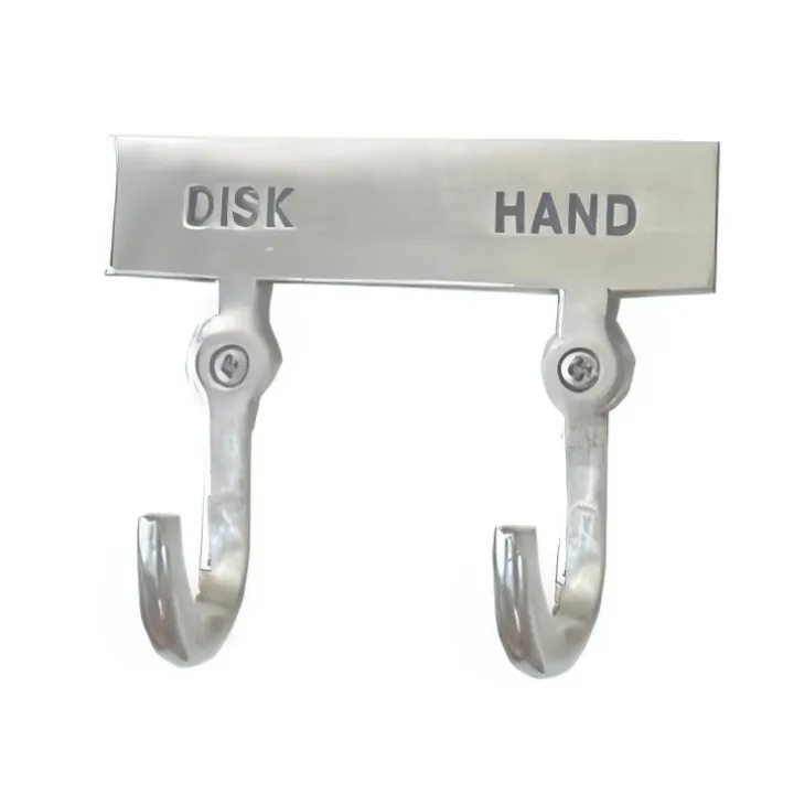 Handdukskrok med skylt, Disk och Hand