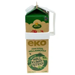 Handtag till mjölkpaket