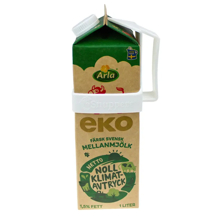 Handtag till mjölkpaket