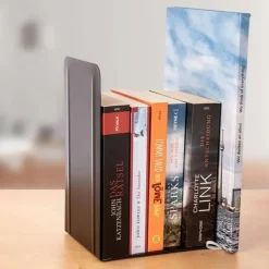 Höga bokstöd 2-pack, Svart