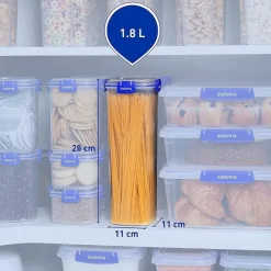 Hög förvaringsburk 1,8L, Sistema