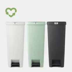 Hög pedalhink 40L, Brabantia, Ljusgrå