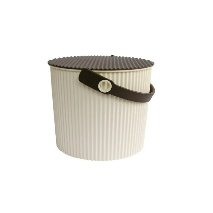 Hink med lock 10L, Omnioutil, Beige/Brun