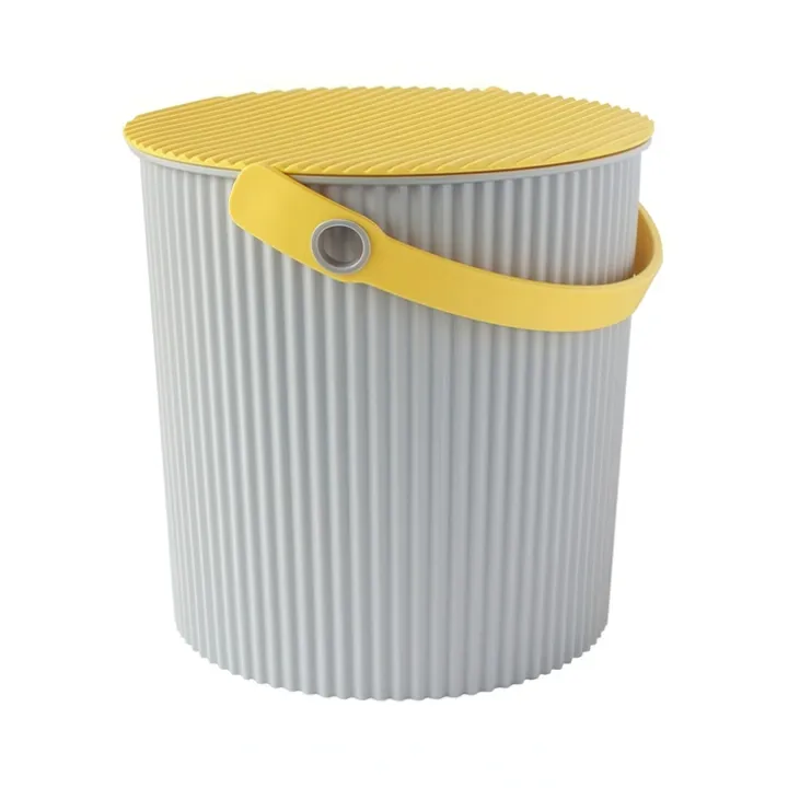 Hink med lock 20L, Omnioutil, Grå/Gul
