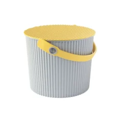 Hink med lock 8L, Omnioutil, Grå/Gul