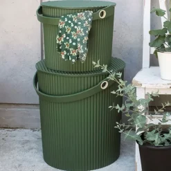 Hink med lock 10L, Omnioutil, Mörkgrön