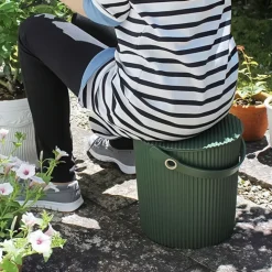 Hink med lock 20L, Omnioutil, Mörkgrön