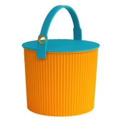Hink med lock 20L, Omnioutil, Orange/Turkos