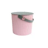 Hink med lock 10L, Omnioutil, Rosa/Grå