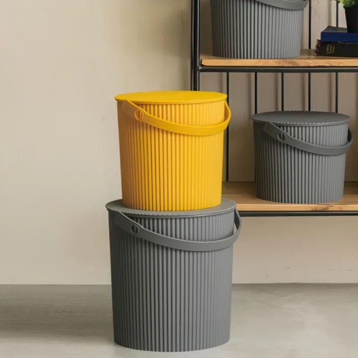 Hink med lock 10L, Omnioutil, Senapsgul