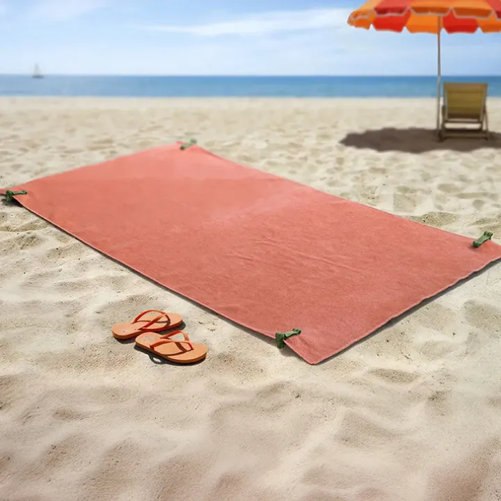 Hållare för strandhandduk, 4-pack