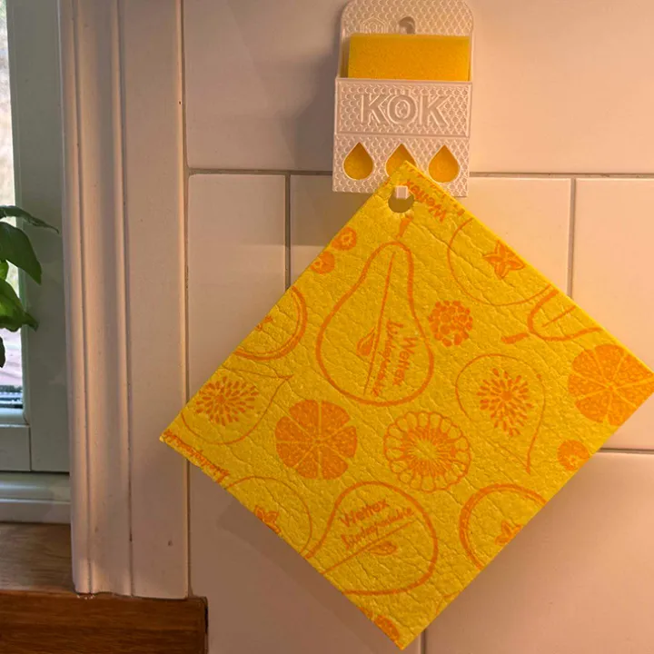 Hållare för svamp och trasa