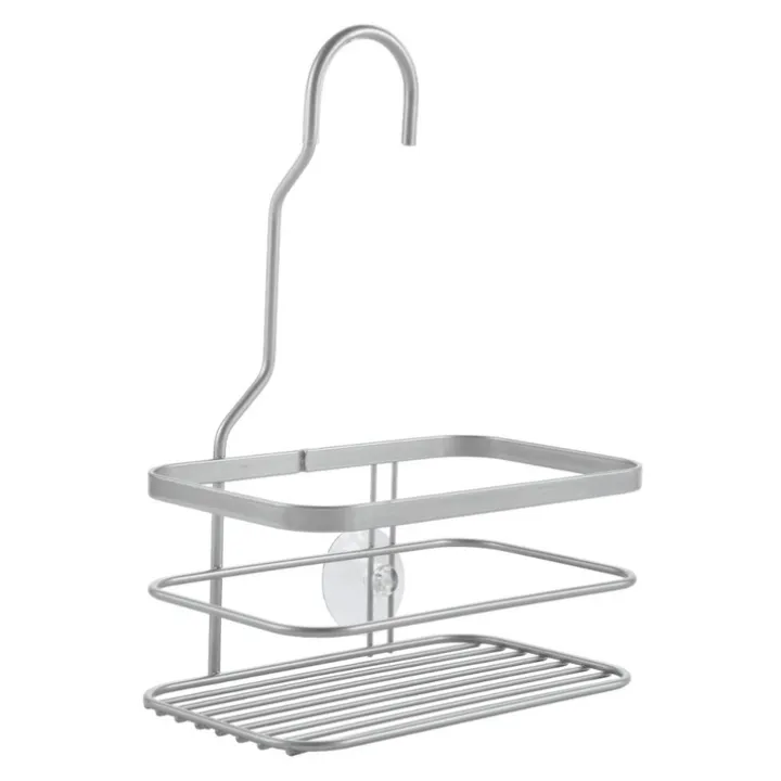 Hängande duschkorg i metall, Metaltex, Silver