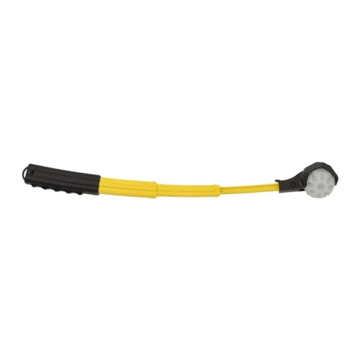 Hopfällbar bollkastare med LED-boll
