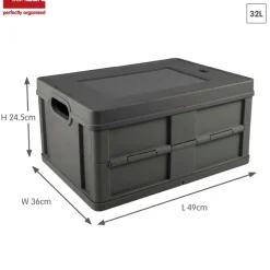 Hopfällbar förvaringslåda 32L