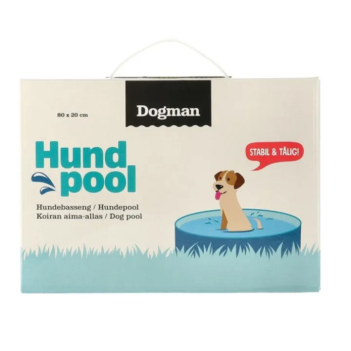 Hopfällbar hundpool